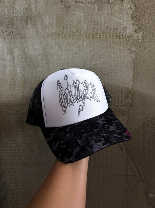 GRAY CAMO CAP
