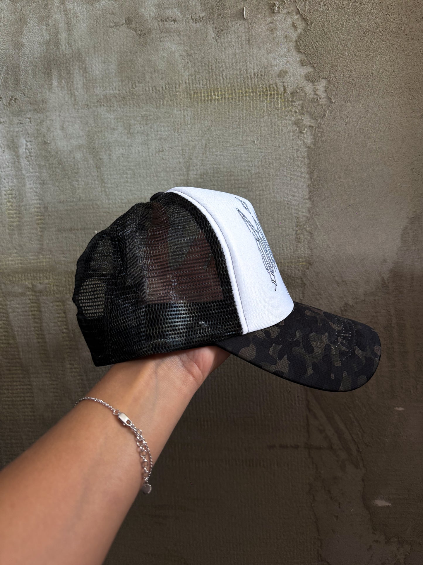 GREEN CAMO CAP